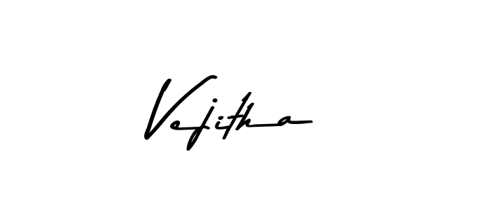 Make a beautiful signature design for name Vejitha. With this signature (Asem Kandis PERSONAL USE) style, you can create a handwritten signature for free. Vejitha signature style 9 images and pictures png