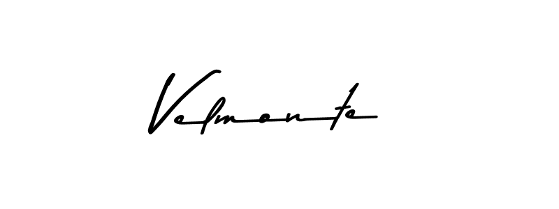 How to make Velmonte signature? Asem Kandis PERSONAL USE is a professional autograph style. Create handwritten signature for Velmonte name. Velmonte signature style 9 images and pictures png
