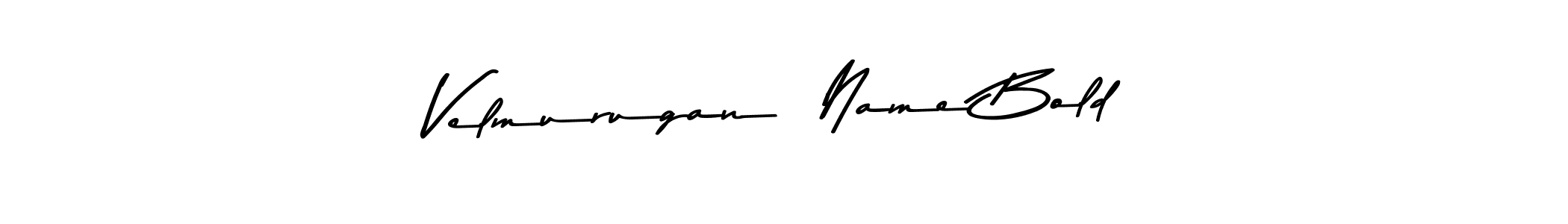 Create a beautiful signature design for name Velmurugan  Name Bold. With this signature (Asem Kandis PERSONAL USE) fonts, you can make a handwritten signature for free. Velmurugan  Name Bold signature style 9 images and pictures png