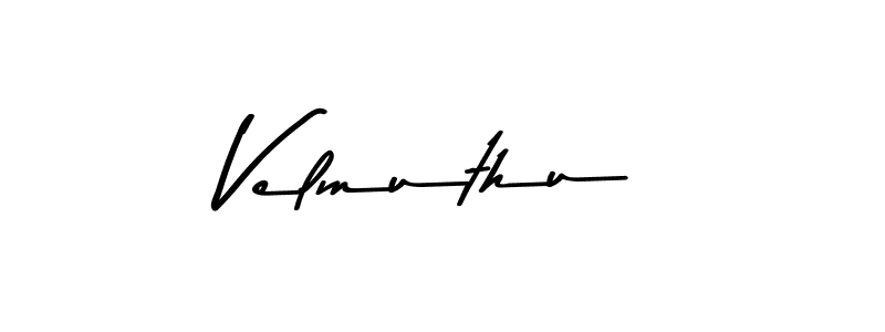 Velmuthu stylish signature style. Best Handwritten Sign (Asem Kandis PERSONAL USE) for my name. Handwritten Signature Collection Ideas for my name Velmuthu. Velmuthu signature style 9 images and pictures png
