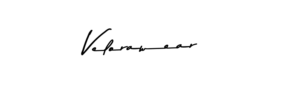 Velorawear stylish signature style. Best Handwritten Sign (Asem Kandis PERSONAL USE) for my name. Handwritten Signature Collection Ideas for my name Velorawear. Velorawear signature style 9 images and pictures png