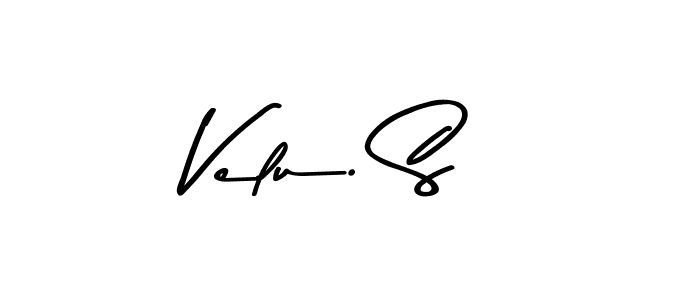 This is the best signature style for the Velu. S name. Also you like these signature font (Asem Kandis PERSONAL USE). Mix name signature. Velu. S signature style 9 images and pictures png