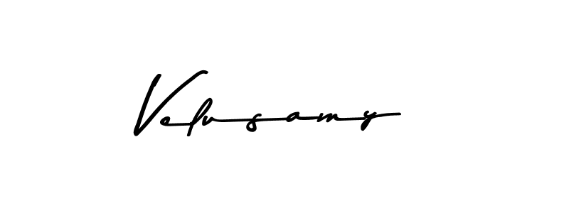 Velusamy stylish signature style. Best Handwritten Sign (Asem Kandis PERSONAL USE) for my name. Handwritten Signature Collection Ideas for my name Velusamy. Velusamy signature style 9 images and pictures png