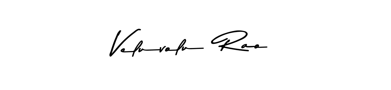 You can use this online signature creator to create a handwritten signature for the name Veluvolu  Rao. This is the best online autograph maker. Veluvolu  Rao signature style 9 images and pictures png