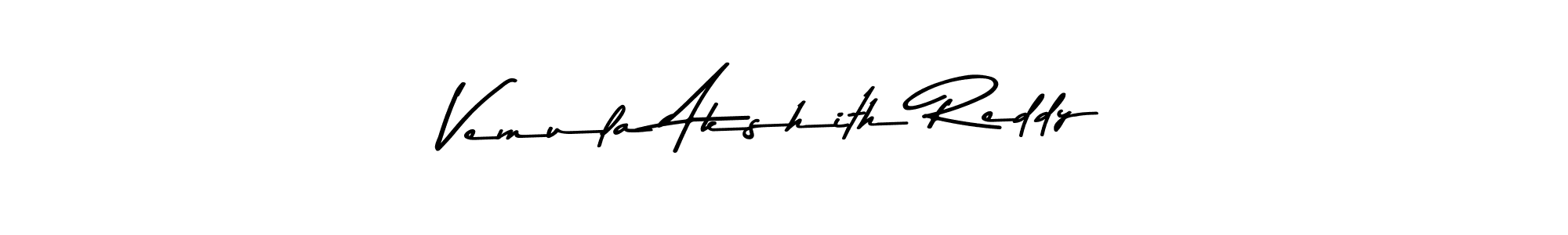 Design your own signature with our free online signature maker. With this signature software, you can create a handwritten (Asem Kandis PERSONAL USE) signature for name Vemula Akshith Reddy. Vemula Akshith Reddy signature style 9 images and pictures png