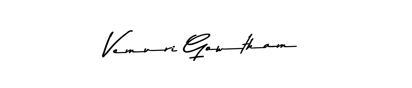 if you are searching for the best signature style for your name Vemuri Gowtham. so please give up your signature search. here we have designed multiple signature styles  using Asem Kandis PERSONAL USE. Vemuri Gowtham signature style 9 images and pictures png
