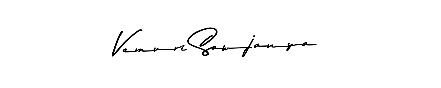 The best way (Asem Kandis PERSONAL USE) to make a short signature is to pick only two or three words in your name. The name Vemuri Sowjanya include a total of six letters. For converting this name. Vemuri Sowjanya signature style 9 images and pictures png