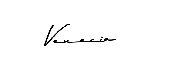 Make a beautiful signature design for name Venecia. With this signature (Asem Kandis PERSONAL USE) style, you can create a handwritten signature for free. Venecia signature style 9 images and pictures png