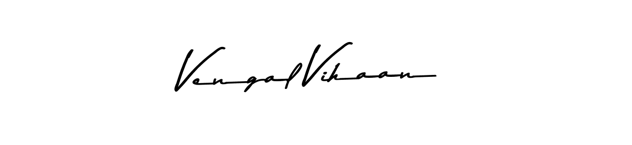 Make a beautiful signature design for name Vengal Vihaan. With this signature (Asem Kandis PERSONAL USE) style, you can create a handwritten signature for free. Vengal Vihaan signature style 9 images and pictures png