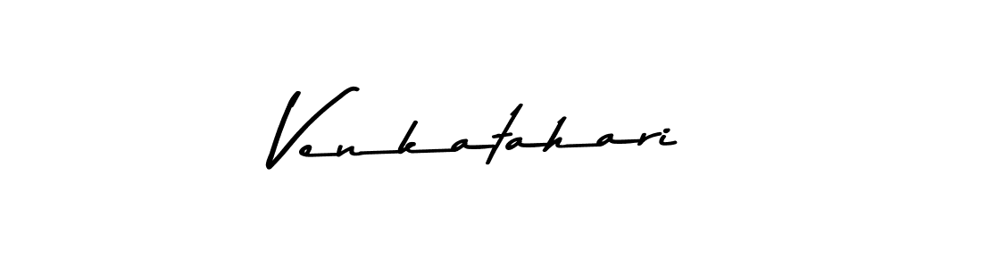 How to make Venkatahari name signature. Use Asem Kandis PERSONAL USE style for creating short signs online. This is the latest handwritten sign. Venkatahari signature style 9 images and pictures png