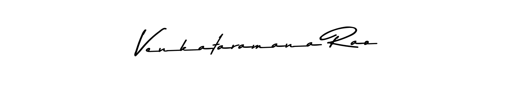 Use a signature maker to create a handwritten signature online. With this signature software, you can design (Asem Kandis PERSONAL USE) your own signature for name Venkataramana Rao. Venkataramana Rao signature style 9 images and pictures png