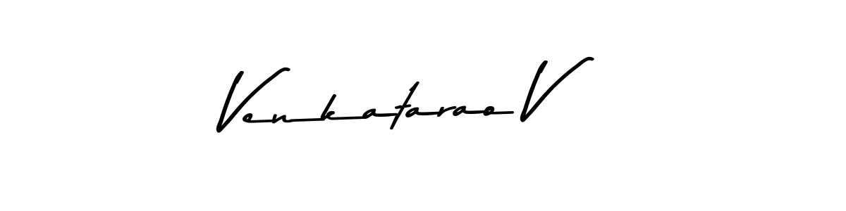 Design your own signature with our free online signature maker. With this signature software, you can create a handwritten (Asem Kandis PERSONAL USE) signature for name Venkatarao V. Venkatarao V signature style 9 images and pictures png