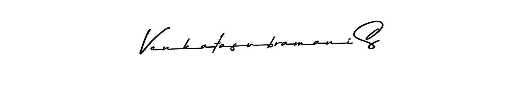 Make a beautiful signature design for name Venkatasubramani S. Use this online signature maker to create a handwritten signature for free. Venkatasubramani S signature style 9 images and pictures png