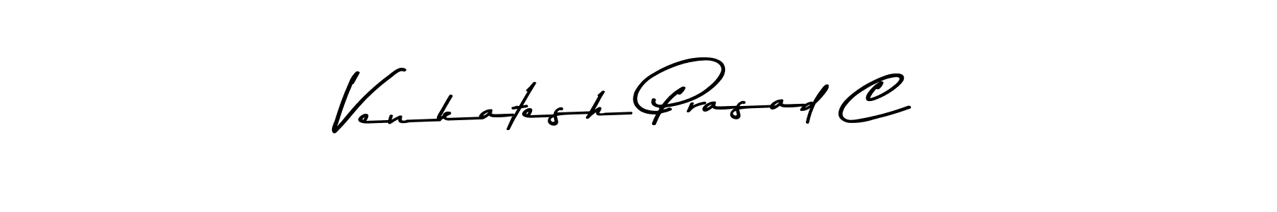 Use a signature maker to create a handwritten signature online. With this signature software, you can design (Asem Kandis PERSONAL USE) your own signature for name Venkatesh Prasad C. Venkatesh Prasad C signature style 9 images and pictures png