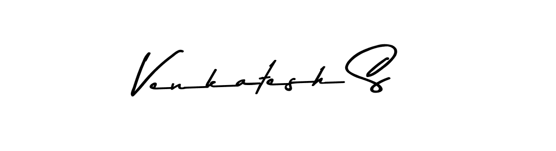 Use a signature maker to create a handwritten signature online. With this signature software, you can design (Asem Kandis PERSONAL USE) your own signature for name Venkatesh S. Venkatesh S signature style 9 images and pictures png