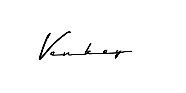 Use a signature maker to create a handwritten signature online. With this signature software, you can design (Asem Kandis PERSONAL USE) your own signature for name Venkey. Venkey signature style 9 images and pictures png