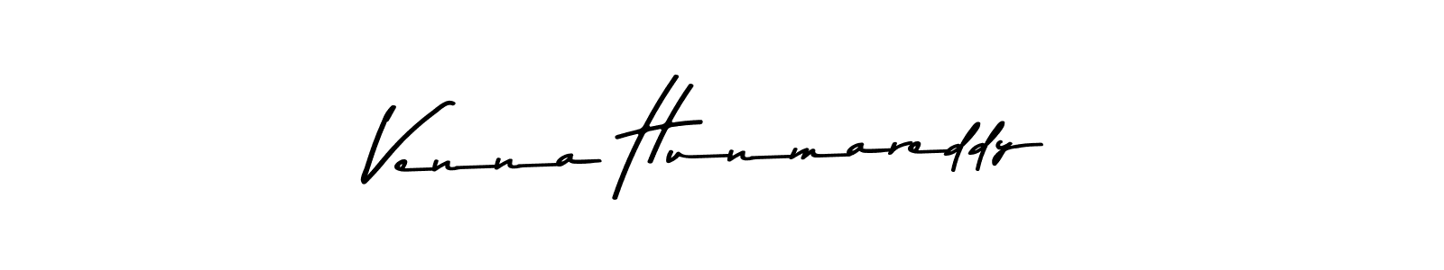 Make a beautiful signature design for name Venna Hunmareddy. Use this online signature maker to create a handwritten signature for free. Venna Hunmareddy signature style 9 images and pictures png