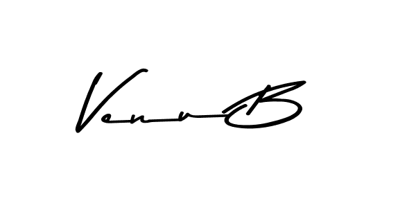 How to make Venu B signature? Asem Kandis PERSONAL USE is a professional autograph style. Create handwritten signature for Venu B name. Venu B signature style 9 images and pictures png