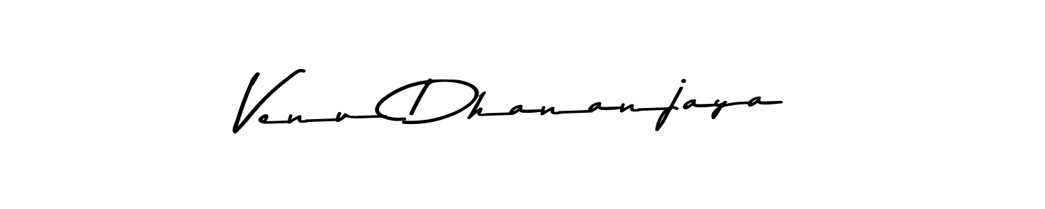 Venu Dhananjaya stylish signature style. Best Handwritten Sign (Asem Kandis PERSONAL USE) for my name. Handwritten Signature Collection Ideas for my name Venu Dhananjaya. Venu Dhananjaya signature style 9 images and pictures png