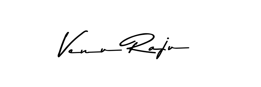 Create a beautiful signature design for name Venu Raju. With this signature (Asem Kandis PERSONAL USE) fonts, you can make a handwritten signature for free. Venu Raju signature style 9 images and pictures png