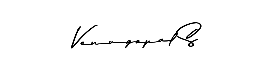 Design your own signature with our free online signature maker. With this signature software, you can create a handwritten (Asem Kandis PERSONAL USE) signature for name Venugopal S. Venugopal S signature style 9 images and pictures png