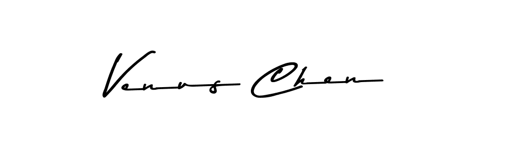 Design your own signature with our free online signature maker. With this signature software, you can create a handwritten (Asem Kandis PERSONAL USE) signature for name Venus Chen. Venus Chen signature style 9 images and pictures png