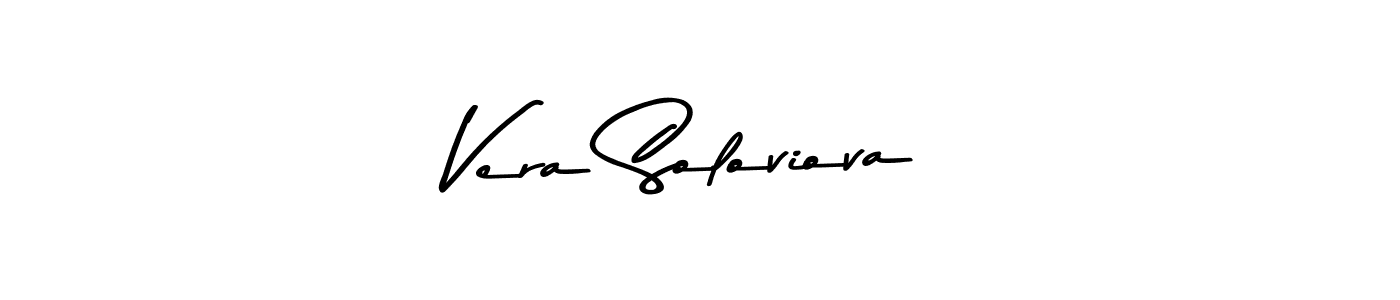 Create a beautiful signature design for name Vera Soloviova. With this signature (Asem Kandis PERSONAL USE) fonts, you can make a handwritten signature for free. Vera Soloviova signature style 9 images and pictures png