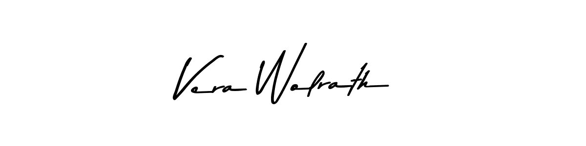 Design your own signature with our free online signature maker. With this signature software, you can create a handwritten (Asem Kandis PERSONAL USE) signature for name Vera Wolrath. Vera Wolrath signature style 9 images and pictures png