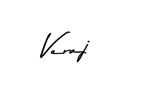 Make a beautiful signature design for name Veraj. With this signature (Asem Kandis PERSONAL USE) style, you can create a handwritten signature for free. Veraj signature style 9 images and pictures png