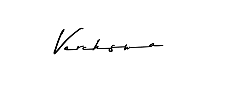 How to make Verchswa signature? Asem Kandis PERSONAL USE is a professional autograph style. Create handwritten signature for Verchswa name. Verchswa signature style 9 images and pictures png
