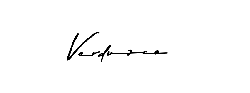 Verduzco stylish signature style. Best Handwritten Sign (Asem Kandis PERSONAL USE) for my name. Handwritten Signature Collection Ideas for my name Verduzco. Verduzco signature style 9 images and pictures png