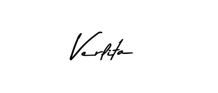 It looks lik you need a new signature style for name Verlita. Design unique handwritten (Asem Kandis PERSONAL USE) signature with our free signature maker in just a few clicks. Verlita signature style 9 images and pictures png