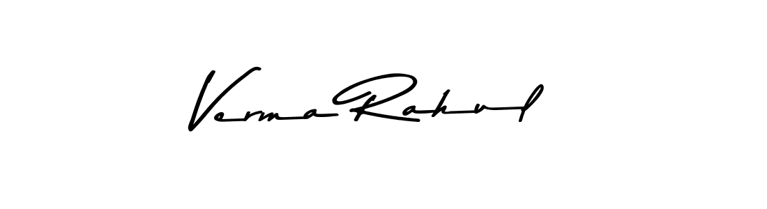 Use a signature maker to create a handwritten signature online. With this signature software, you can design (Asem Kandis PERSONAL USE) your own signature for name Verma Rahul. Verma Rahul signature style 9 images and pictures png