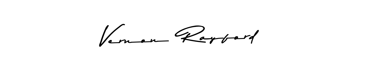 Create a beautiful signature design for name Vernon  Rayford. With this signature (Asem Kandis PERSONAL USE) fonts, you can make a handwritten signature for free. Vernon  Rayford signature style 9 images and pictures png