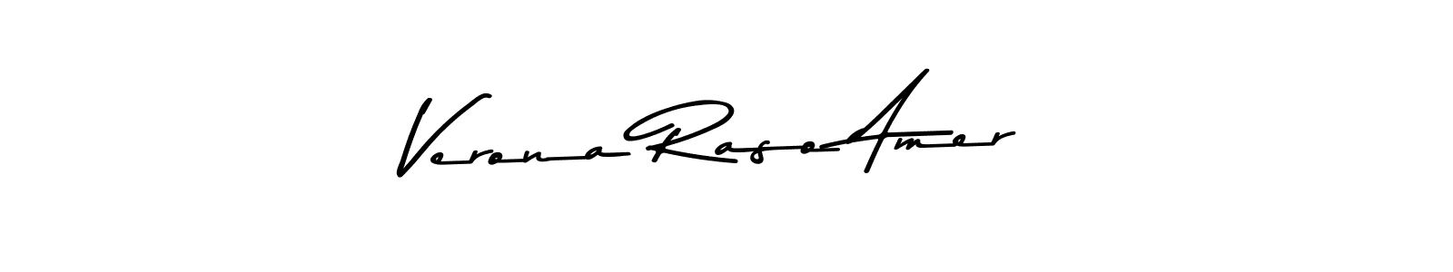 How to make Verona Raso Amer signature? Asem Kandis PERSONAL USE is a professional autograph style. Create handwritten signature for Verona Raso Amer name. Verona Raso Amer signature style 9 images and pictures png