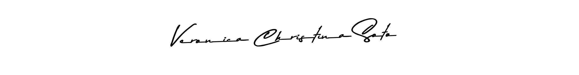 Veronica Christina Soto stylish signature style. Best Handwritten Sign (Asem Kandis PERSONAL USE) for my name. Handwritten Signature Collection Ideas for my name Veronica Christina Soto. Veronica Christina Soto signature style 9 images and pictures png