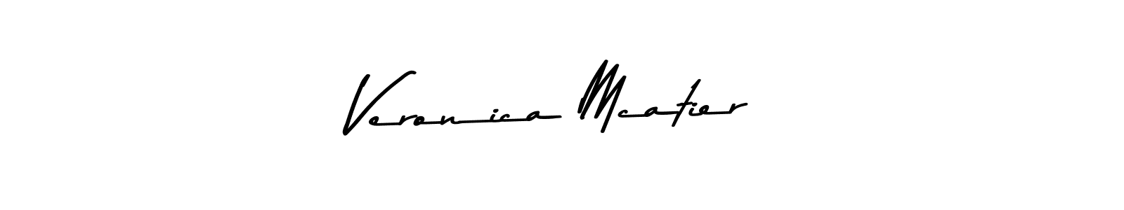 Similarly Asem Kandis PERSONAL USE is the best handwritten signature design. Signature creator online .You can use it as an online autograph creator for name Veronica Mcatier. Veronica Mcatier signature style 9 images and pictures png