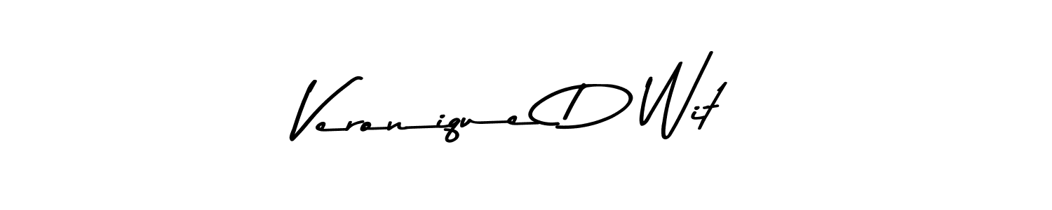 Design your own signature with our free online signature maker. With this signature software, you can create a handwritten (Asem Kandis PERSONAL USE) signature for name Veronique D Wit. Veronique D Wit signature style 9 images and pictures png