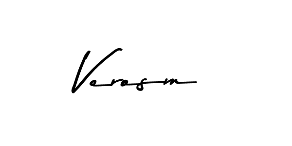 This is the best signature style for the Verosm name. Also you like these signature font (Asem Kandis PERSONAL USE). Mix name signature. Verosm signature style 9 images and pictures png