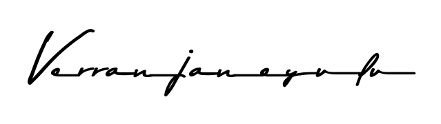 Use a signature maker to create a handwritten signature online. With this signature software, you can design (Asem Kandis PERSONAL USE) your own signature for name Verranjaneyulu. Verranjaneyulu signature style 9 images and pictures png