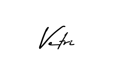 Design your own signature with our free online signature maker. With this signature software, you can create a handwritten (Asem Kandis PERSONAL USE) signature for name Vetri. Vetri signature style 9 images and pictures png