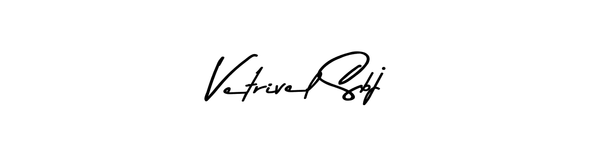 Asem Kandis PERSONAL USE is a professional signature style that is perfect for those who want to add a touch of class to their signature. It is also a great choice for those who want to make their signature more unique. Get Vetrivel Sbj name to fancy signature for free. Vetrivel Sbj signature style 9 images and pictures png