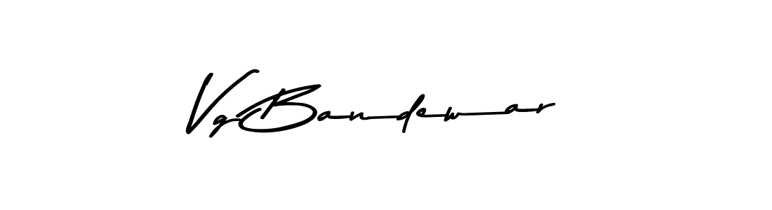 Vg Bandewar stylish signature style. Best Handwritten Sign (Asem Kandis PERSONAL USE) for my name. Handwritten Signature Collection Ideas for my name Vg Bandewar. Vg Bandewar signature style 9 images and pictures png