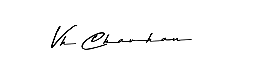 if you are searching for the best signature style for your name Vh Chauhan. so please give up your signature search. here we have designed multiple signature styles  using Asem Kandis PERSONAL USE. Vh Chauhan signature style 9 images and pictures png