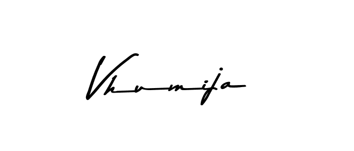 Also You can easily find your signature by using the search form. We will create Vhumija name handwritten signature images for you free of cost using Asem Kandis PERSONAL USE sign style. Vhumija signature style 9 images and pictures png