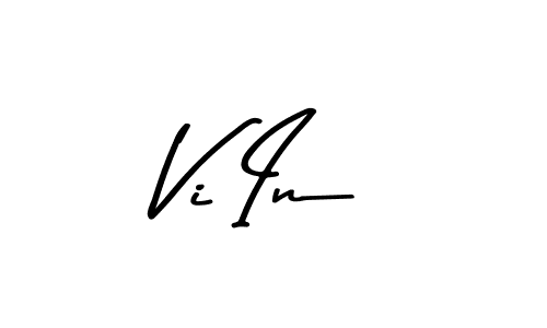 How to make Vi In signature? Asem Kandis PERSONAL USE is a professional autograph style. Create handwritten signature for Vi In name. Vi In signature style 9 images and pictures png