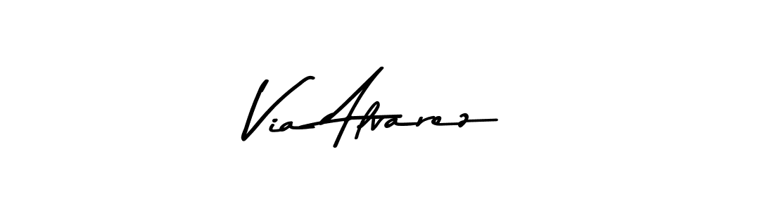 Make a beautiful signature design for name Via Alvarez. Use this online signature maker to create a handwritten signature for free. Via Alvarez signature style 9 images and pictures png