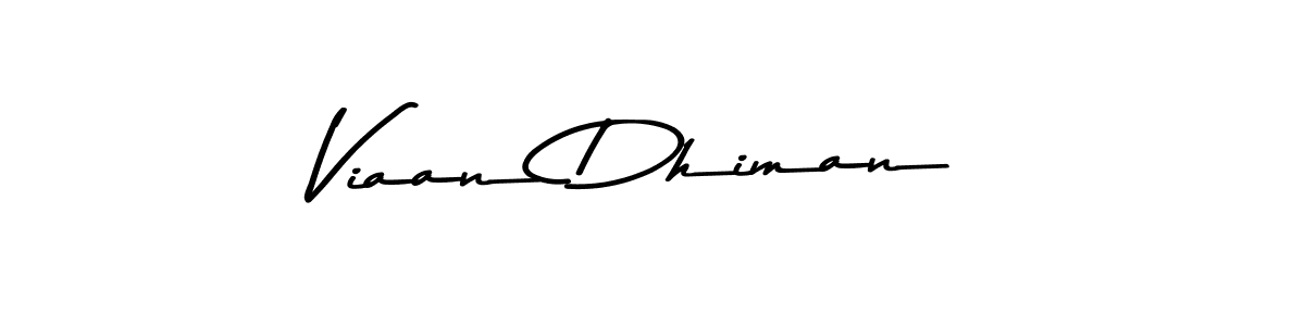 How to make Viaan Dhiman signature? Asem Kandis PERSONAL USE is a professional autograph style. Create handwritten signature for Viaan Dhiman name. Viaan Dhiman signature style 9 images and pictures png