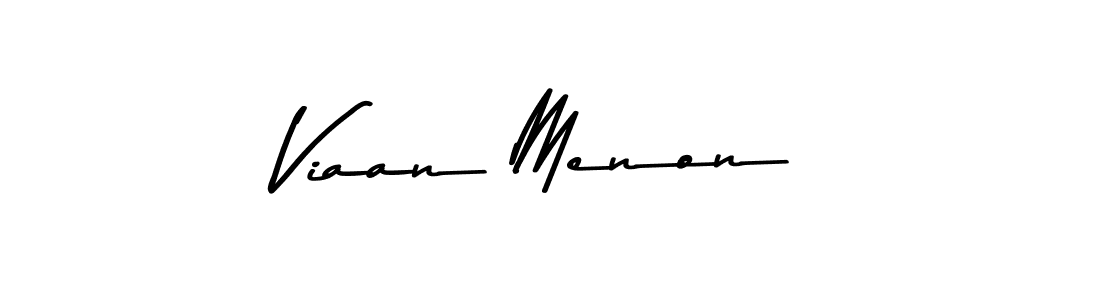 Asem Kandis PERSONAL USE is a professional signature style that is perfect for those who want to add a touch of class to their signature. It is also a great choice for those who want to make their signature more unique. Get Viaan Menon name to fancy signature for free. Viaan Menon signature style 9 images and pictures png