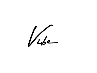 Create a beautiful signature design for name Vibe. With this signature (Asem Kandis PERSONAL USE) fonts, you can make a handwritten signature for free. Vibe signature style 9 images and pictures png